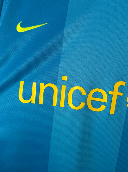 Lionel Messi FC Barcelona 2007-08 away football shirt (M)