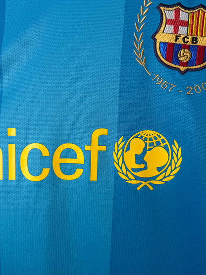 Lionel Messi FC Barcelona 2007-08 away football shirt (M)