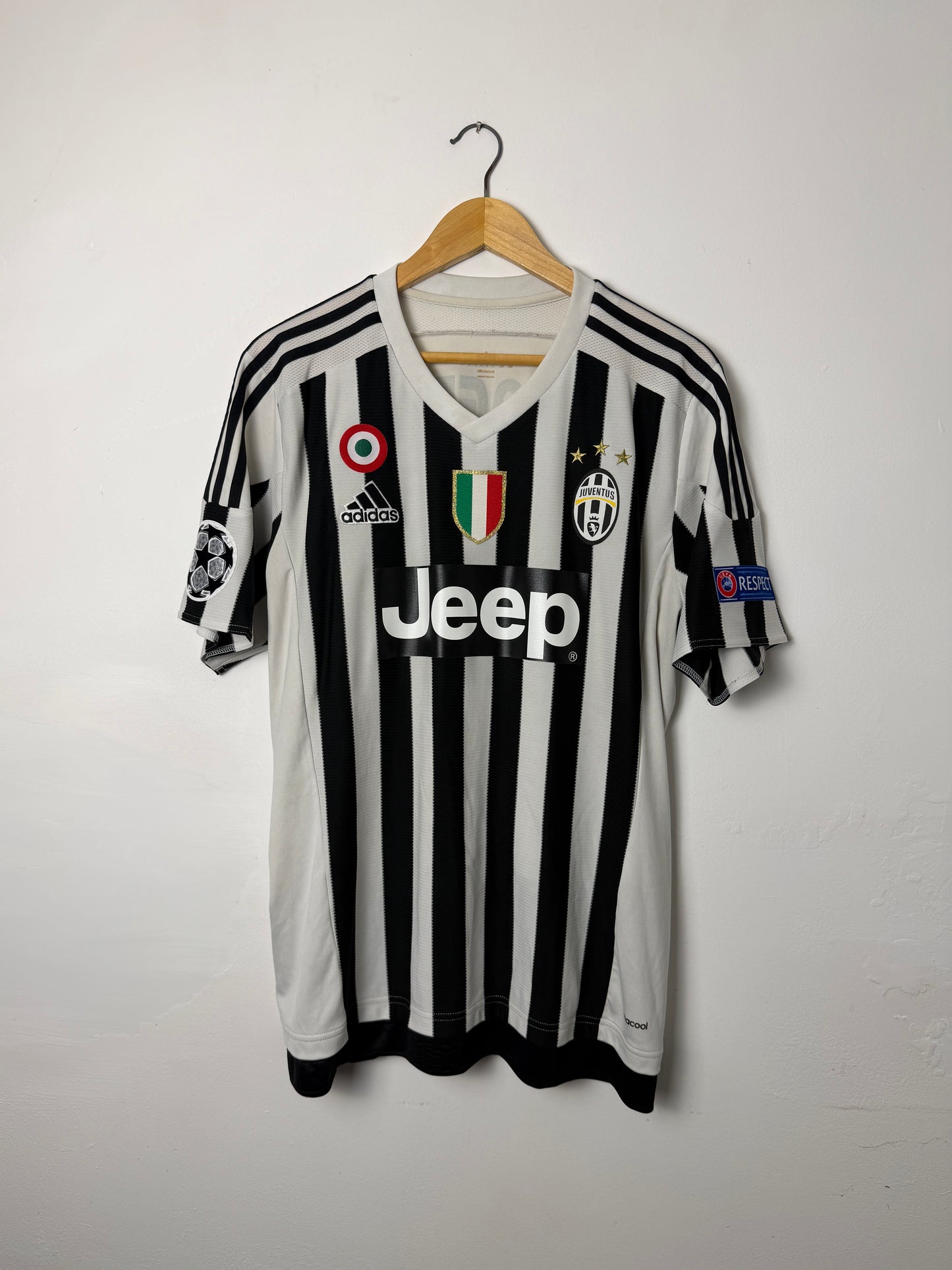 Paul Pogba 2015-16 home football shirt (L)