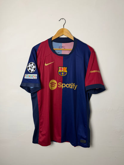 Lamine Yamal FC Barcelona 2024-25 home football shirt (L)