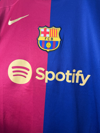 Lamine Yamal FC Barcelona 2024-25 home football shirt (L)