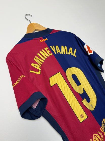 Lamine Yamal FC Barcelona 2024-25 home football shirt (M)