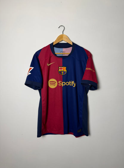 Lamine Yamal FC Barcelona 2024-25 home football shirt (M)