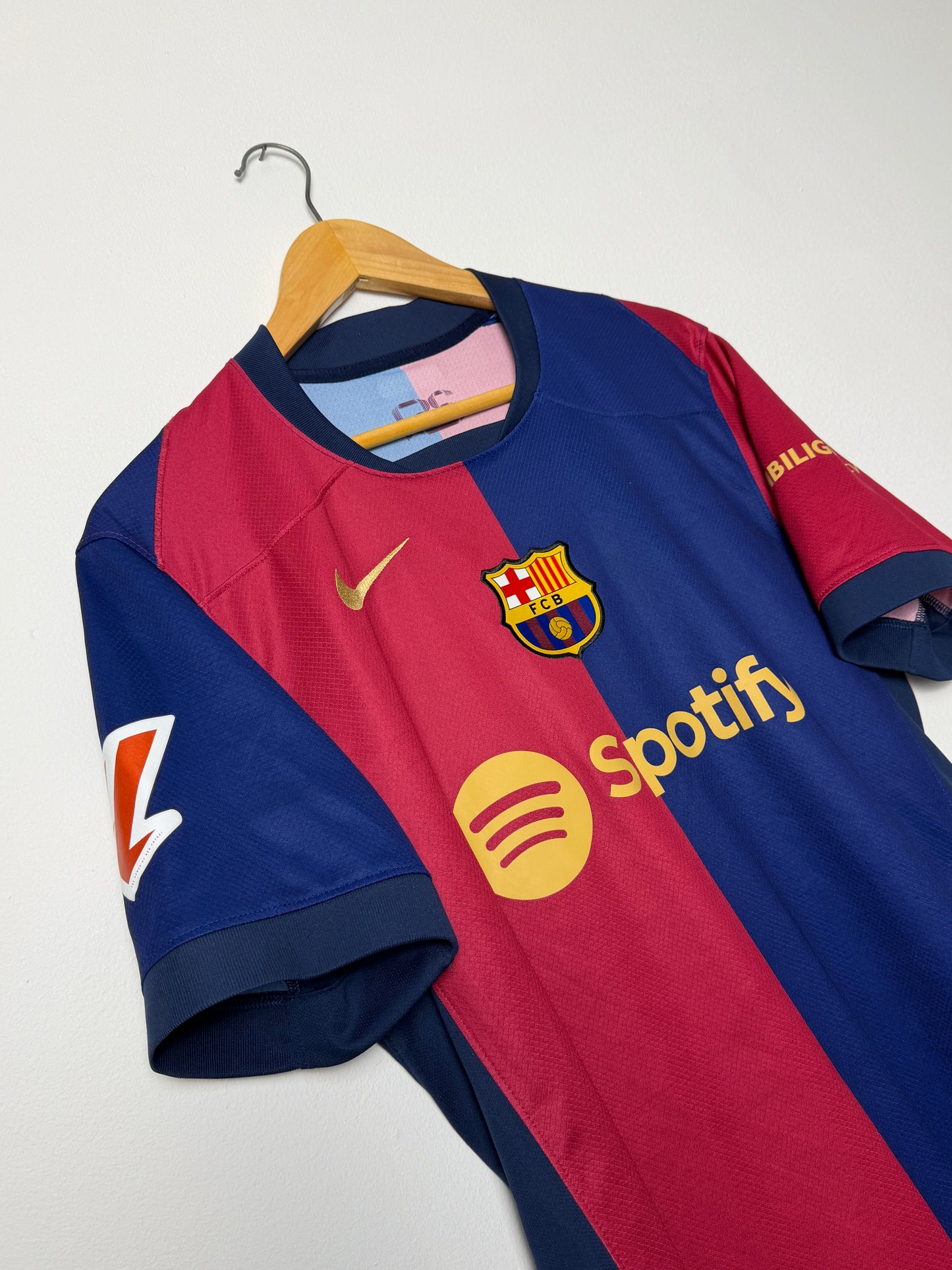 Lamine Yamal FC Barcelona 2024-25 home football shirt (M)
