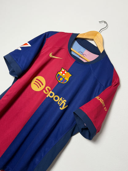 Lamine Yamal FC Barcelona 2024-25 home football shirt (M)