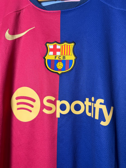 Lamine Yamal FC Barcelona 2024-25 home football shirt (M)