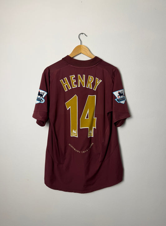 Thierry Henry Arsenal FC 2005-06 home football shirt (M)