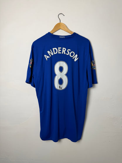 Anderson Manchester United 2008-09 third football shirt (XL)