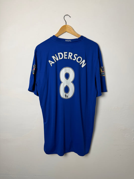 Anderson Manchester United 2008-09 third football shirt (XL)