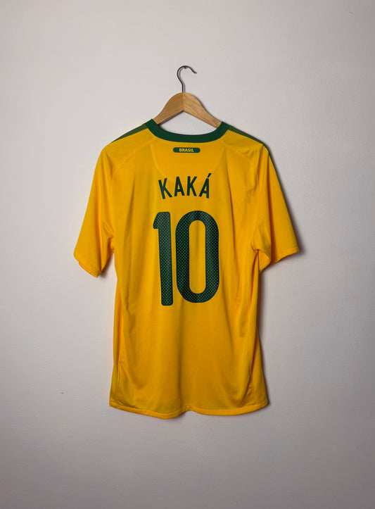 Kaka Brazil 2010 home football shirt (M)