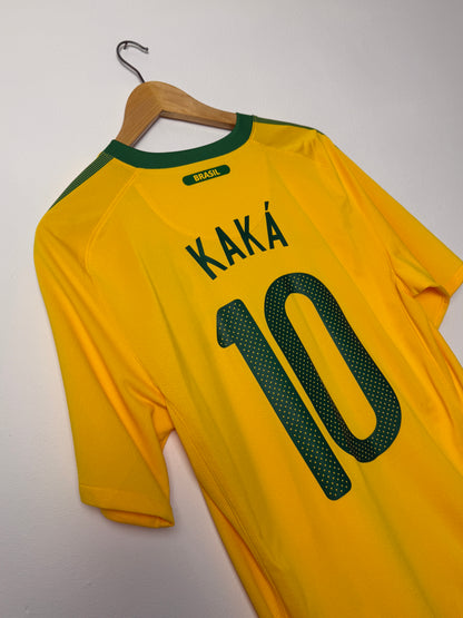 Kaka Brazil 2010 home football shirt (M)