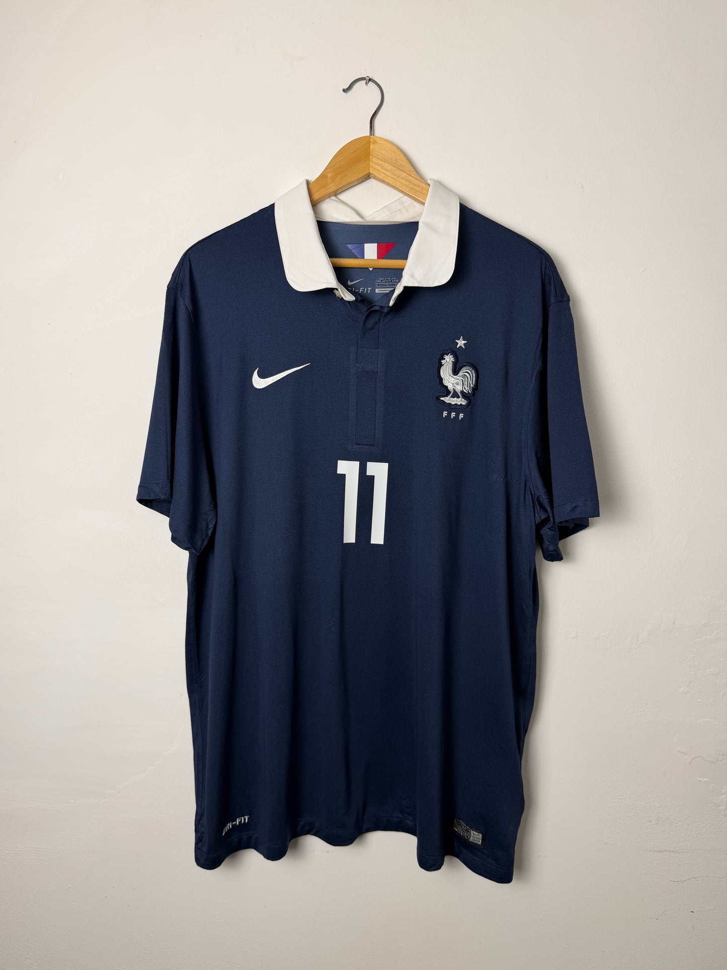 Antoine Griezmann France 2014 home football shirt (XL)