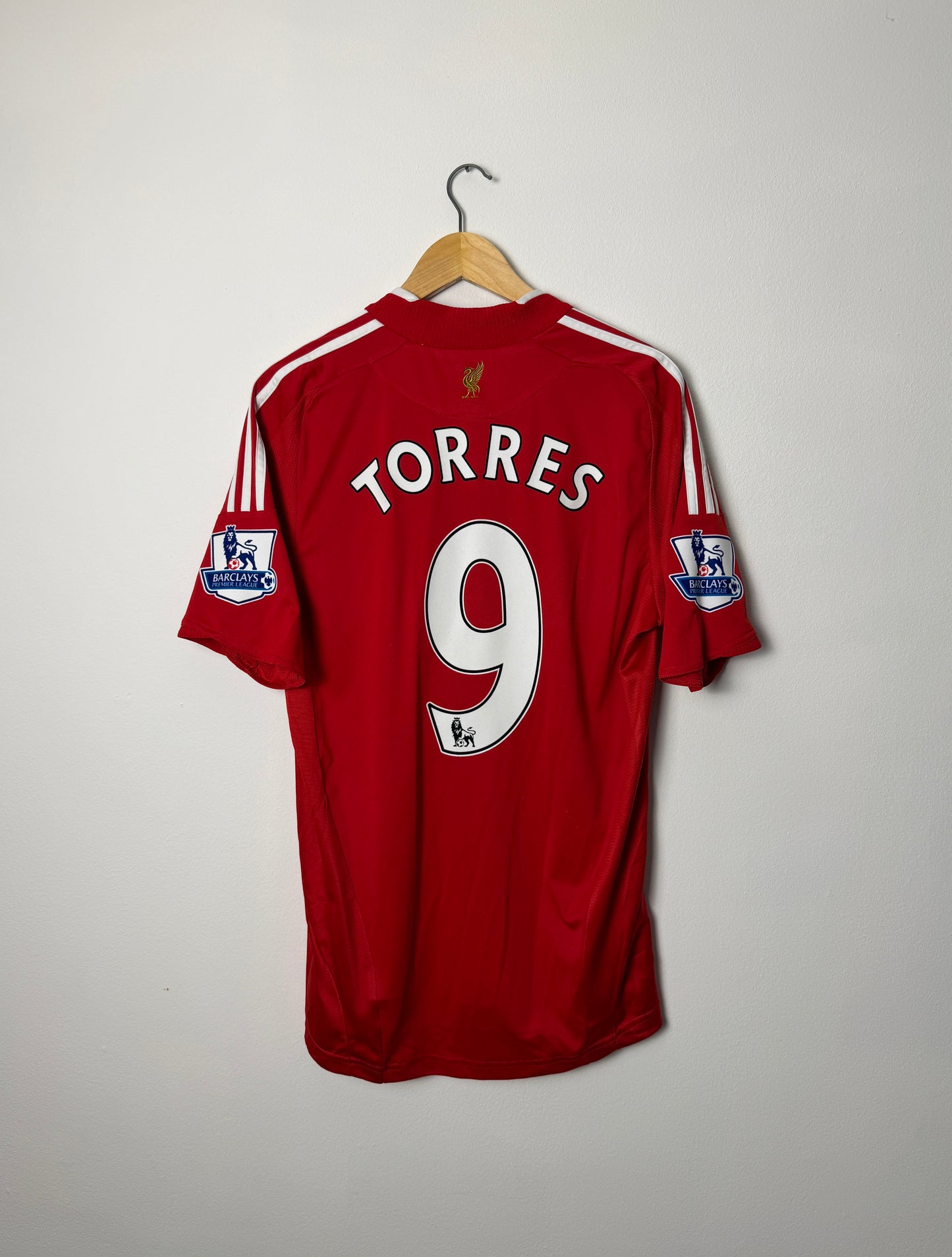 Fernando Torres Liverpool FC 2008-09 home football shirt (M)