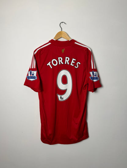 Fernando Torres Liverpool FC 2008-09 home football shirt (M)