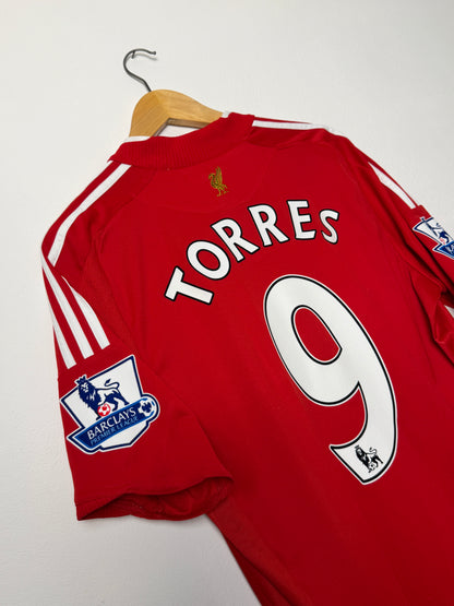 Fernando Torres Liverpool FC 2008-09 home football shirt (M)