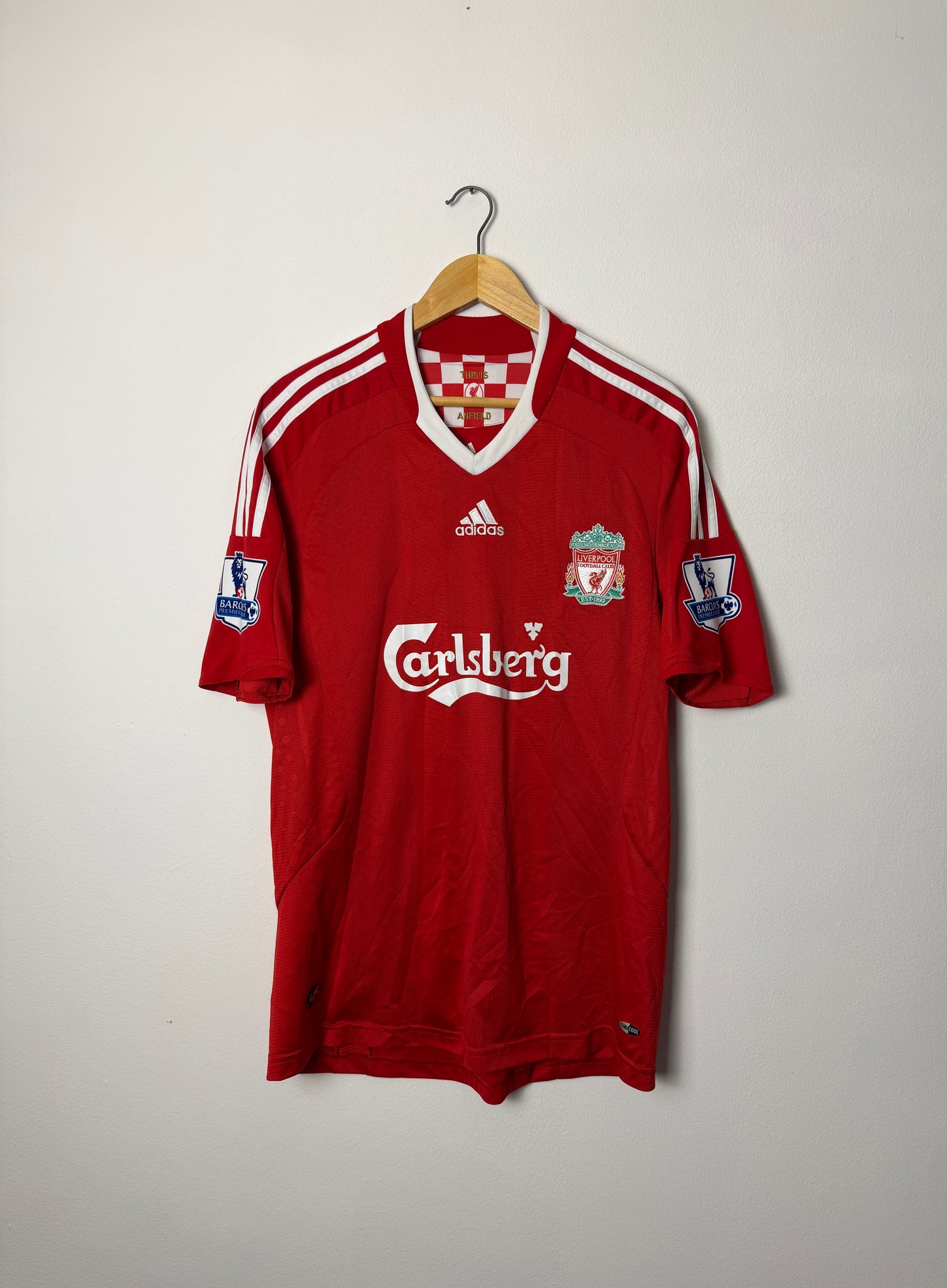 Fernando Torres Liverpool FC 2008-09 home football shirt (M)