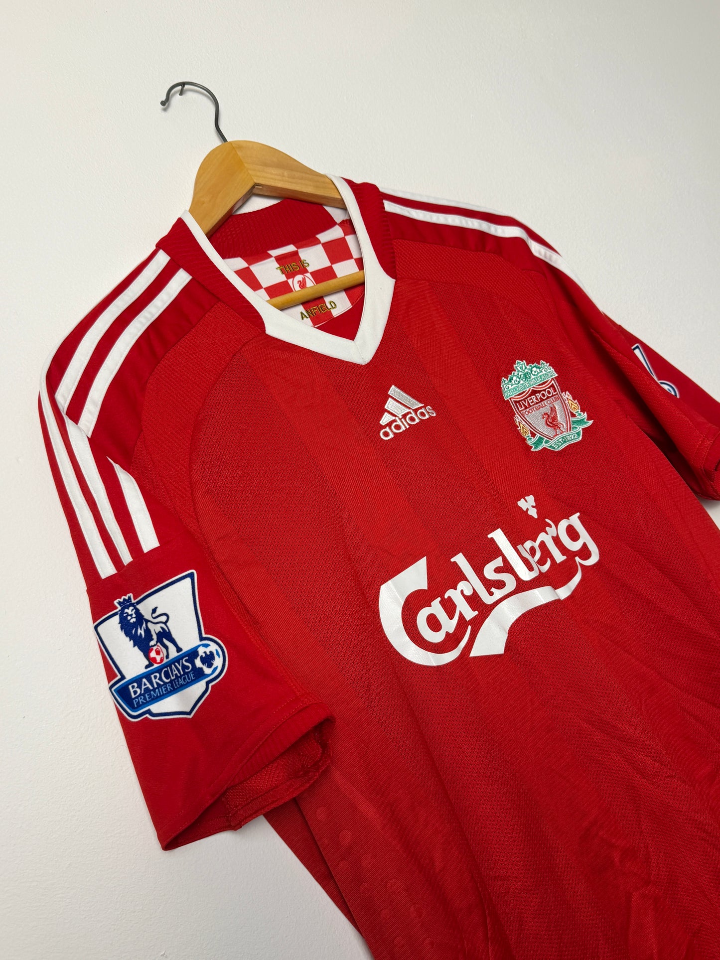 Fernando Torres Liverpool FC 2008-09 home football shirt (M)