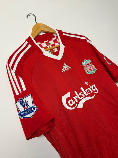 Fernando Torres Liverpool FC 2008-09 home football shirt (M)