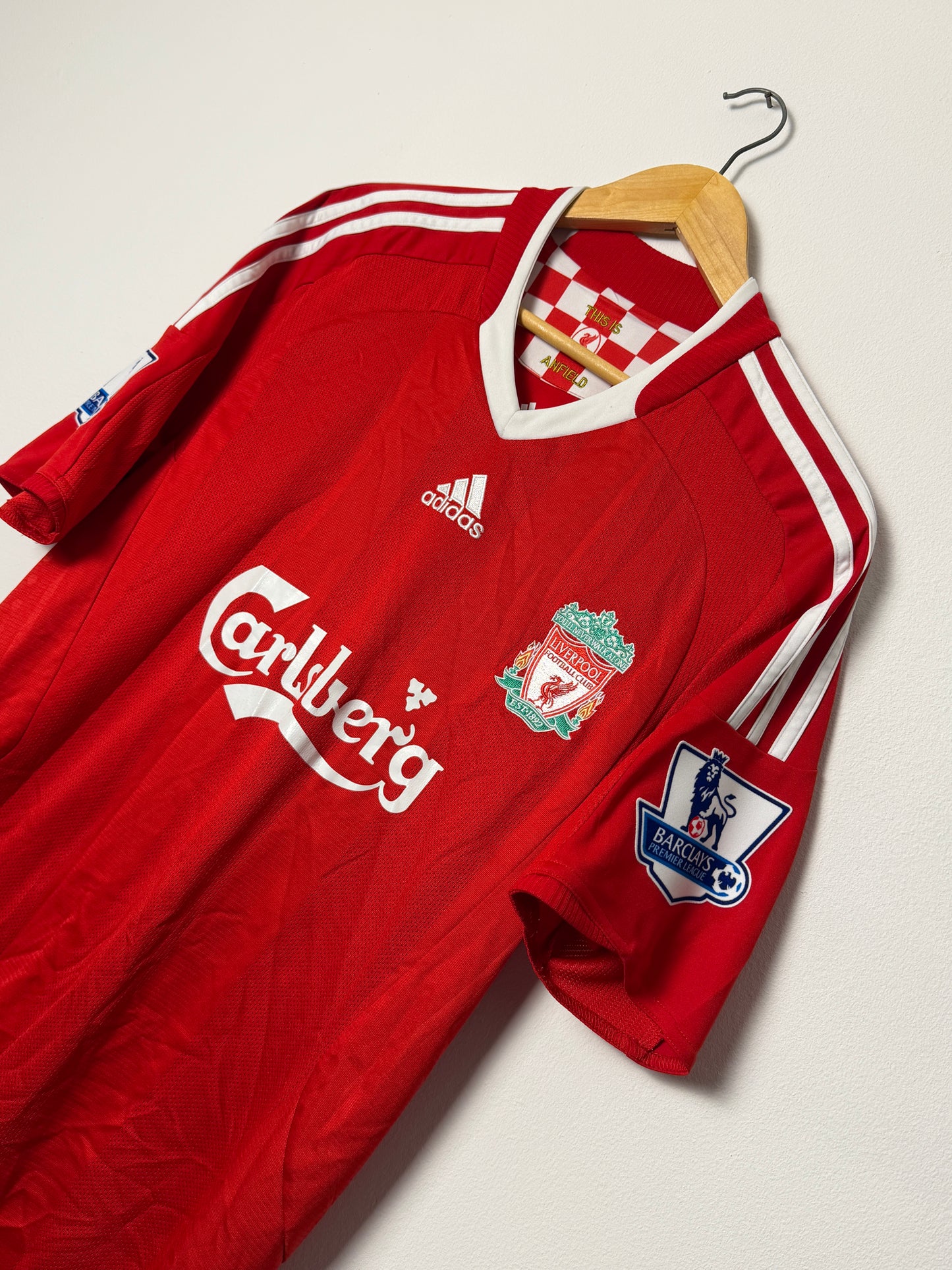 Fernando Torres Liverpool FC 2008-09 home football shirt (M)