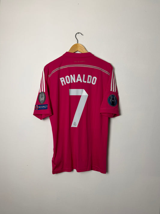 Cristiano Ronaldo Real Madrid CF 2014-15 away football shirt (M)
