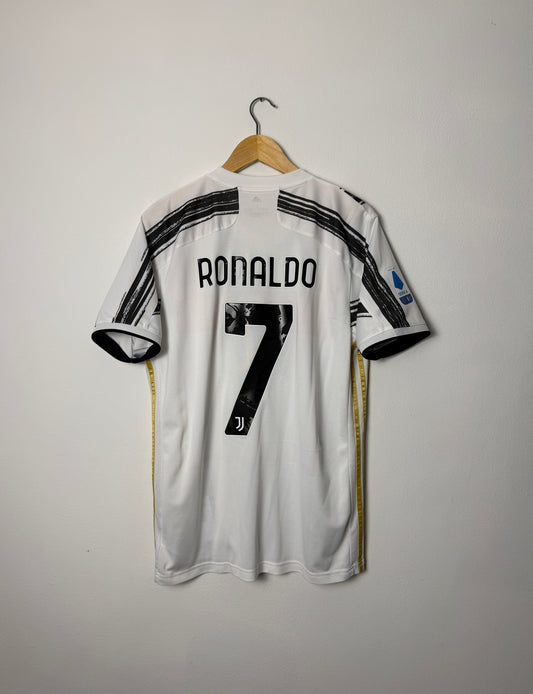 Cristiano Ronaldo Juventus FC 2020-21 home football shirt (L)