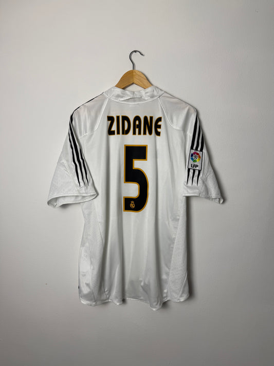 Zinedine Zidane Real Madrid CF 2005-06 home football shirt (L)