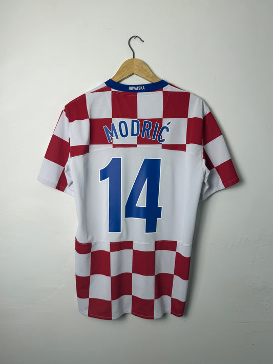 Luka Modric Croatia 2008 home football shirt (M)
