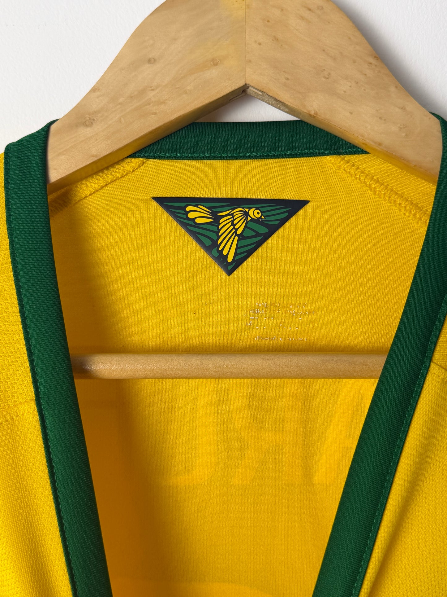 Marcelo Brazil 2014 World Cup home football shirt (M)