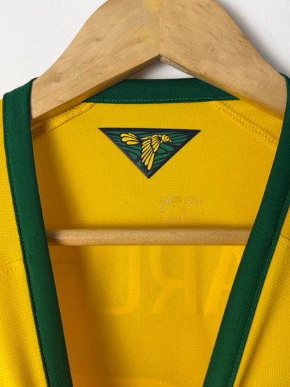 Marcelo Brazil 2014 World Cup home football shirt (M)