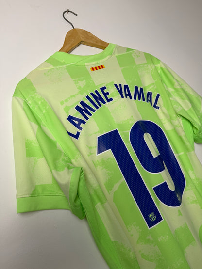 Lamine Yamal FC Barcelona 2024-15 third football shirt (M)