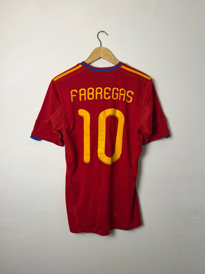 Cesc Fabregas Spain 2010 home football shirt (M)