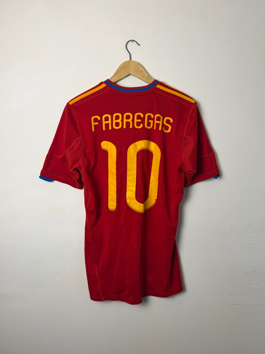 Cesc Fabregas Spain 2010 home football shirt (M)