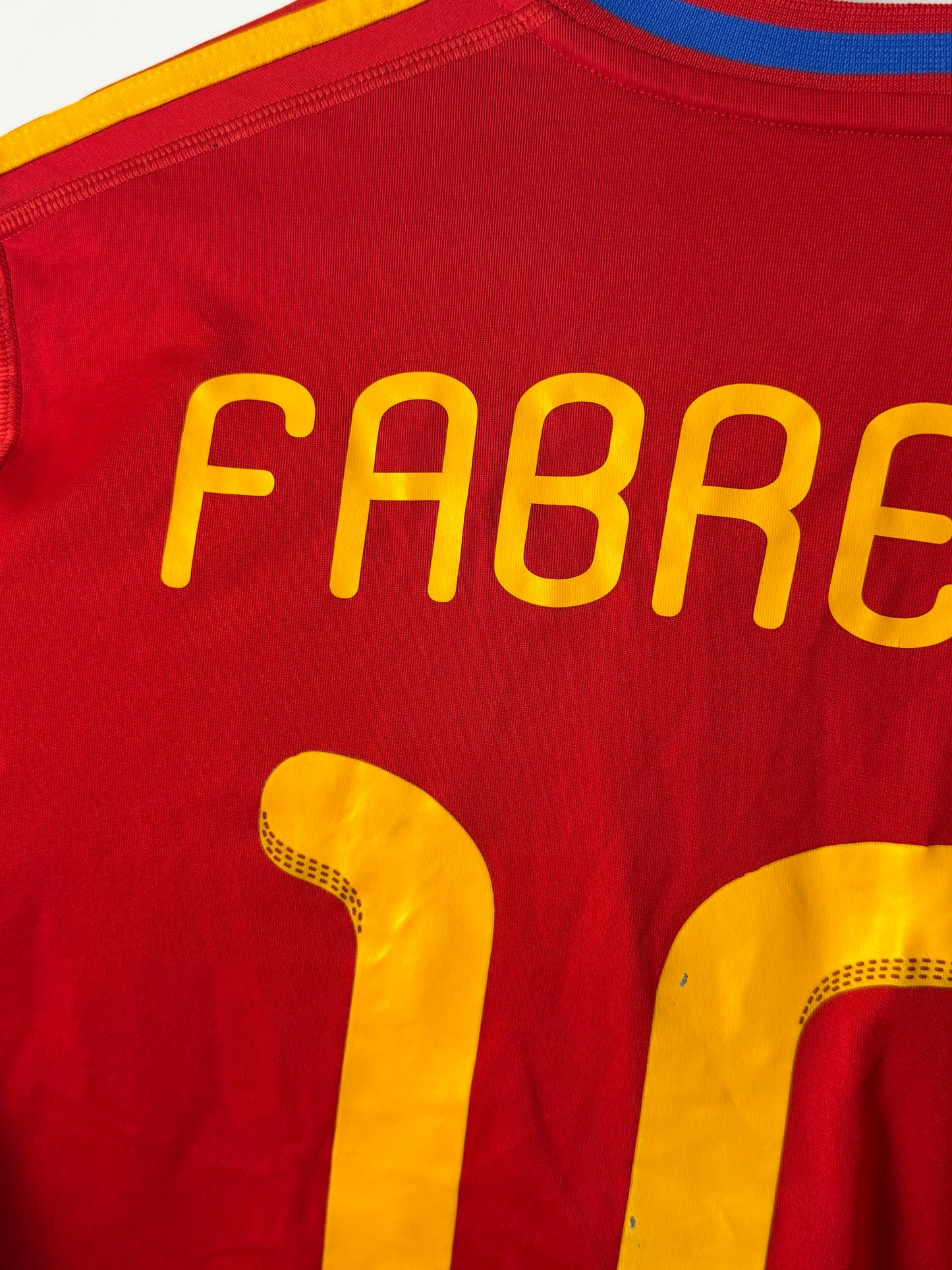 Cesc Fabregas Spain 2010 home football shirt (M)