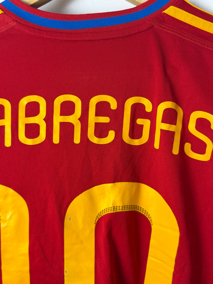 Cesc Fabregas Spain 2010 home football shirt (M)