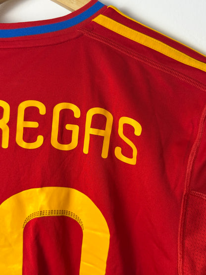 Cesc Fabregas Spain 2010 home football shirt (M)