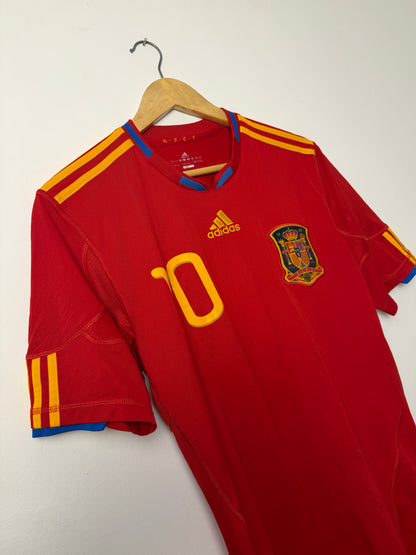 Cesc Fabregas Spain 2010 home football shirt (M)