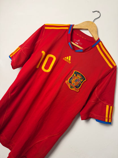 Cesc Fabregas Spain 2010 home football shirt (M)