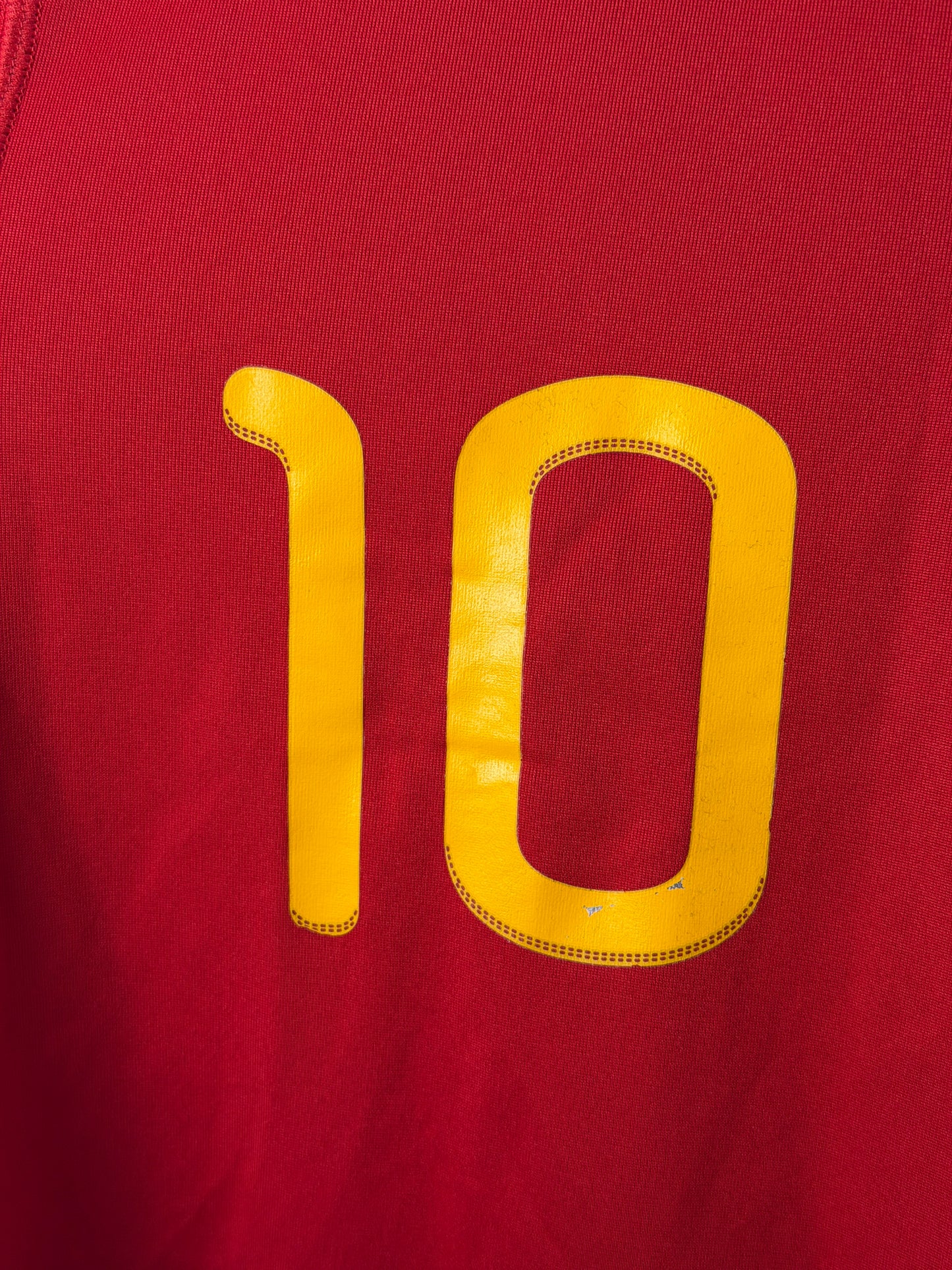 Cesc Fabregas Spain 2010 home football shirt (M)