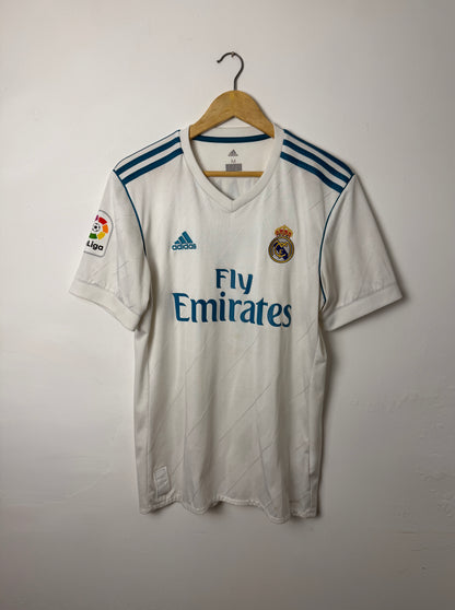 Cristiano Ronaldo Real Madrid CF 2017-18 home football shirt (M)