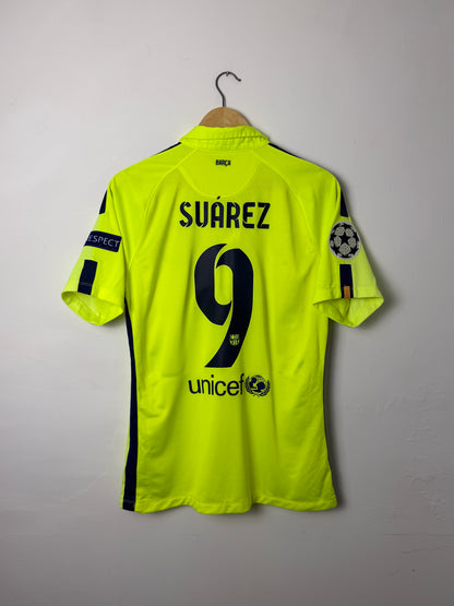 Luis Suarez FC Barcelona 2014-15 third football shirt (L)