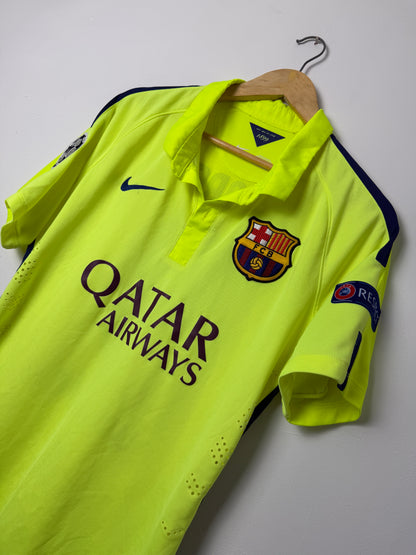 Luis Suarez FC Barcelona 2014-15 third football shirt (L)