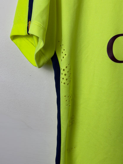 Luis Suarez FC Barcelona 2014-15 third football shirt (L)