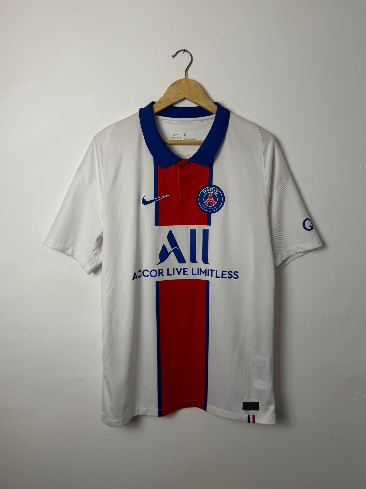 Neymar JR PSG 2020-21 away football shirt (L)