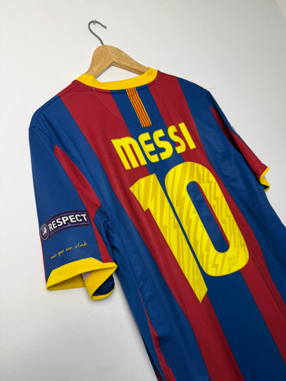 Lionel Messi FC Barcelona 2010-11 home football shirt (L)