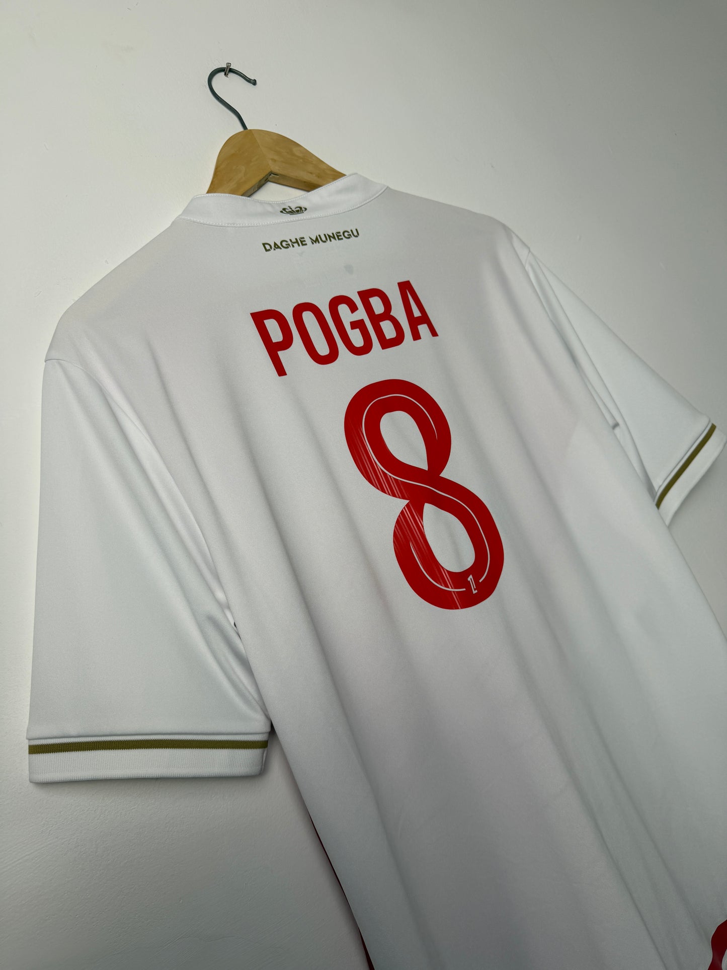 Paul Pogba AS Monaco 2025-26 home football shirt (L)