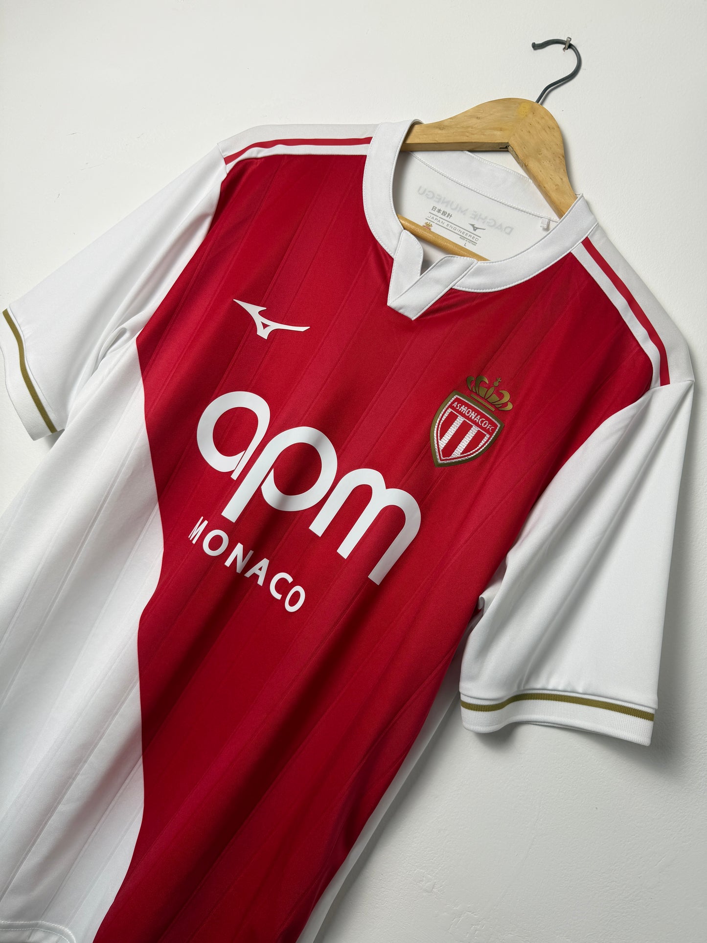 Paul Pogba AS Monaco 2025-26 home football shirt (L)