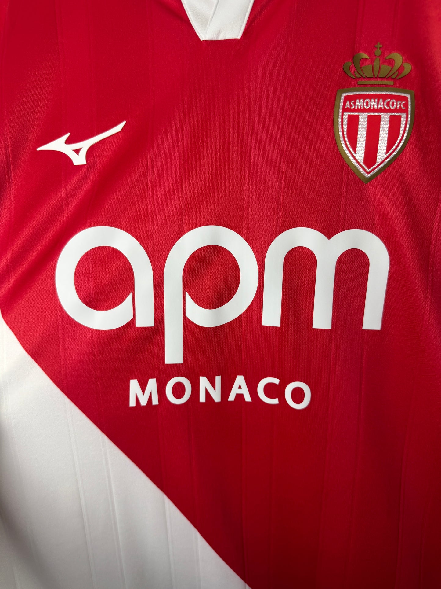 Paul Pogba AS Monaco 2025-26 home football shirt (L)