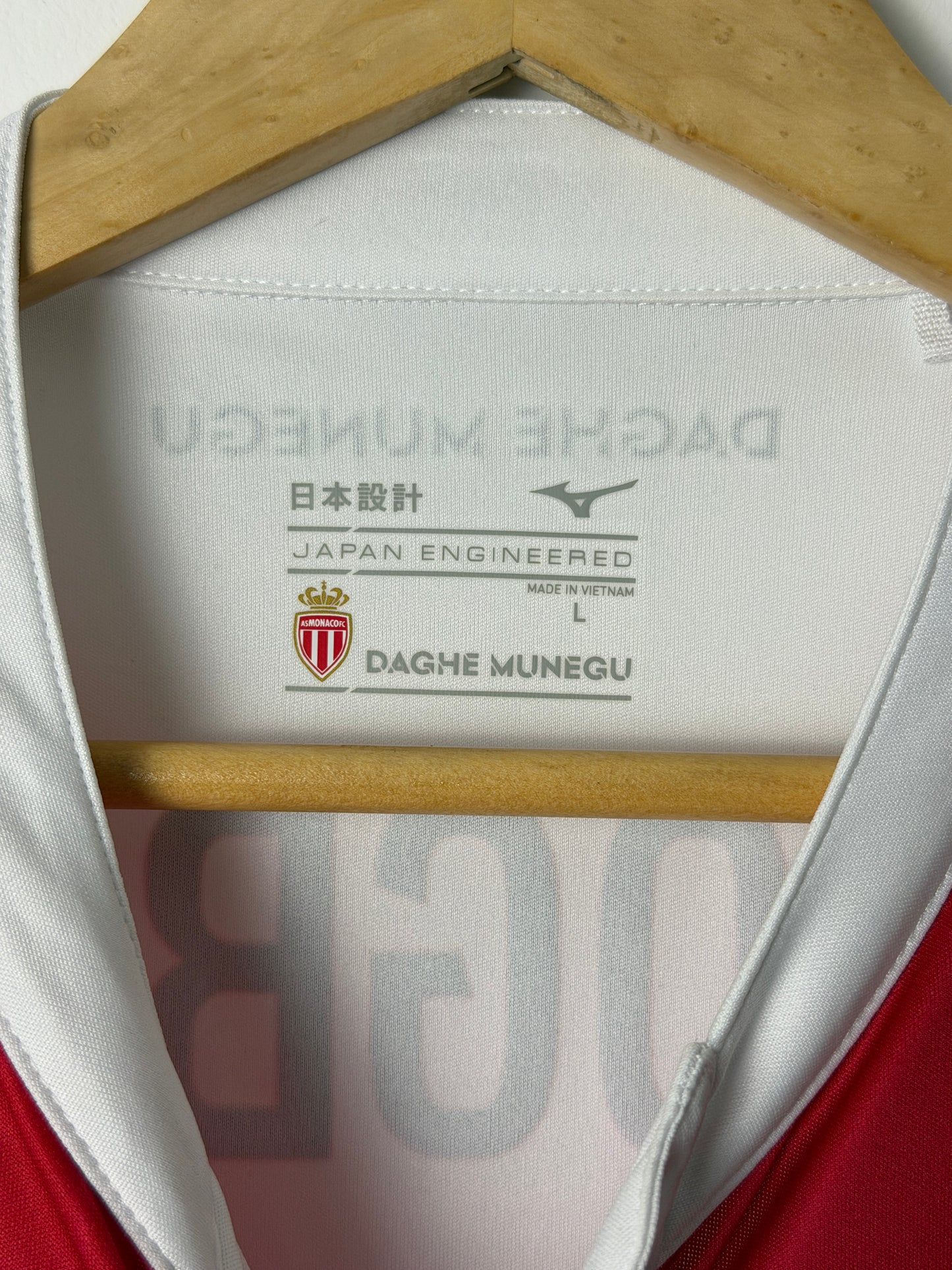 Paul Pogba AS Monaco 2025-26 home football shirt (L)