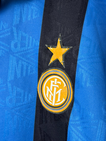 Inter Milan 1992-94 home football shirt (L)