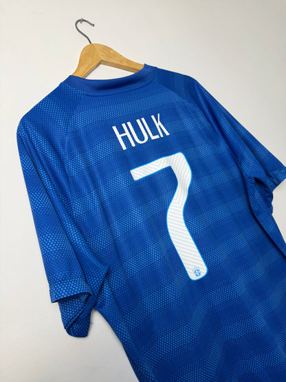 Hulk Brazil 2014 away football shirt (XL)